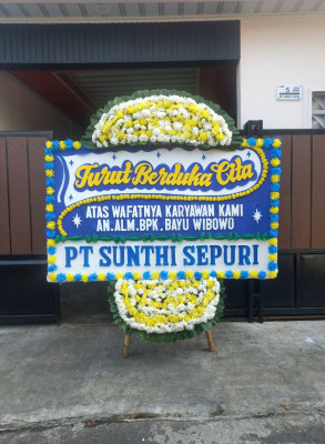 Papan Bunga Duka di Batu Aji
